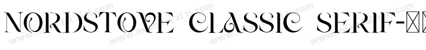 Nordstove Classic Serif字体转换